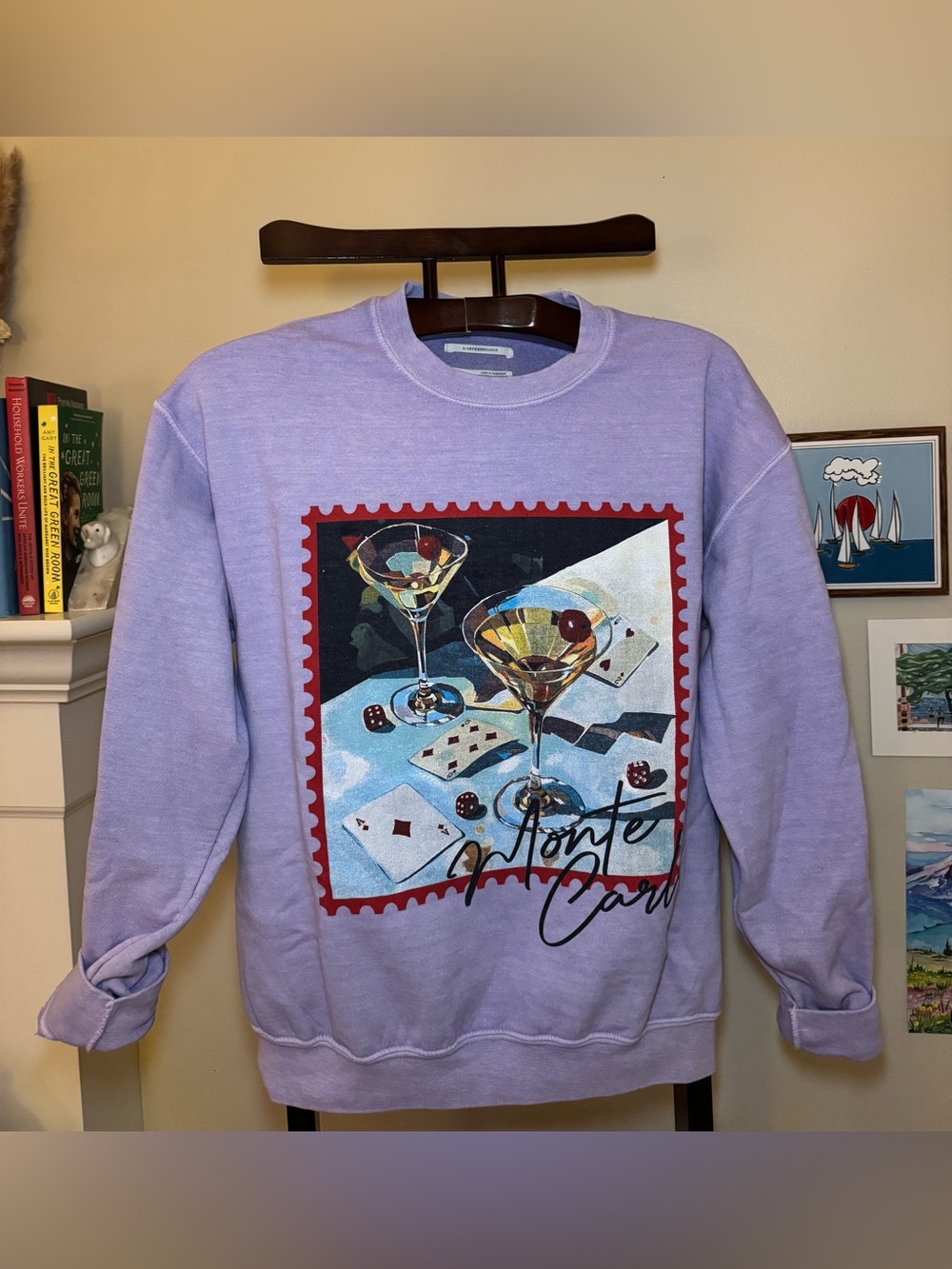 By Anthropologie Game Night Graphic Sweatshirt
